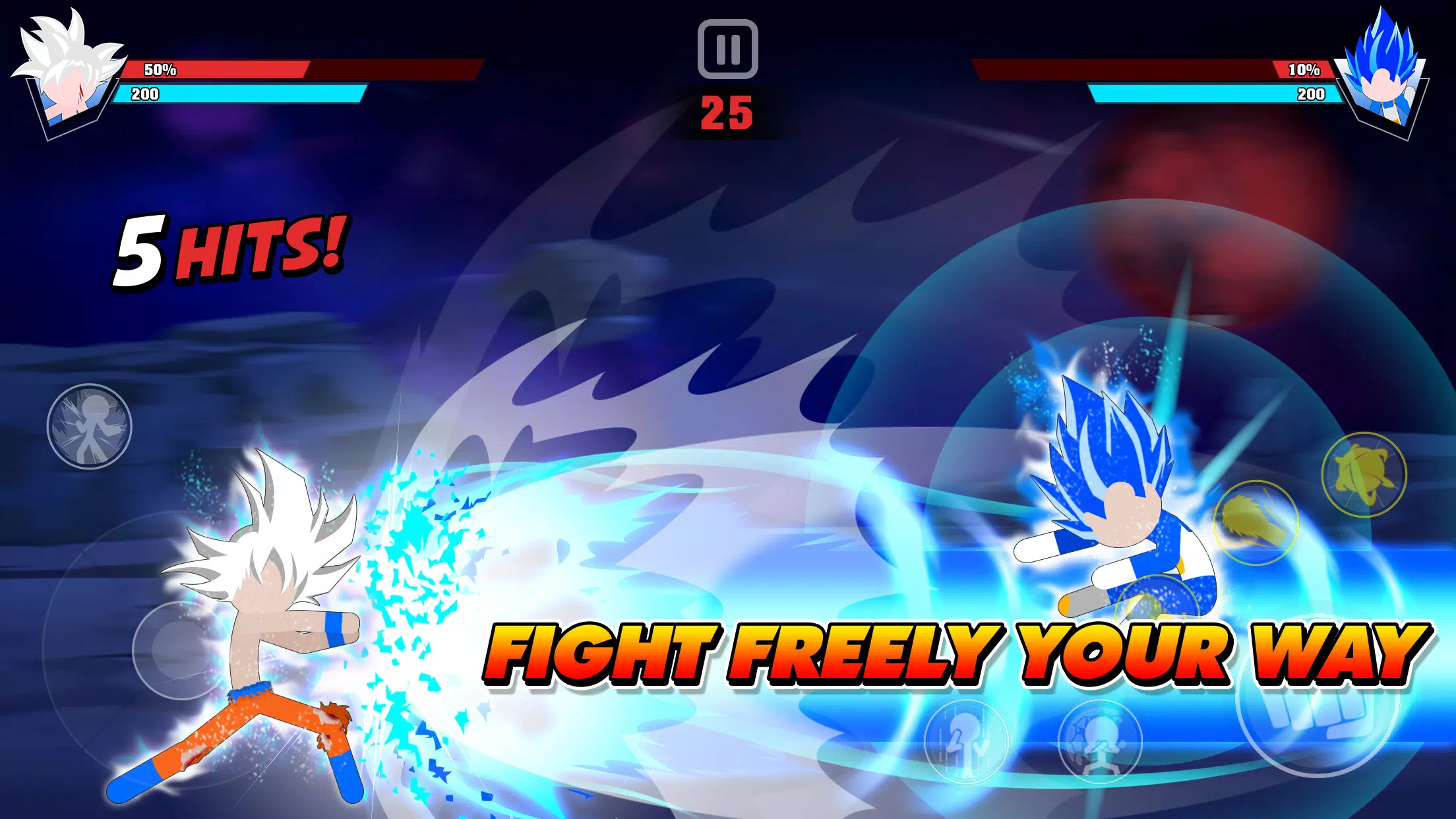 Stick Battle Fight: 传奇龙战士應用截圖第0張
