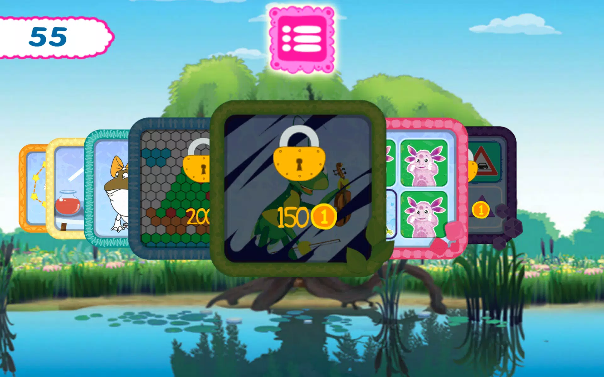 Schermata Moonzy. Kids Mini-Games 2