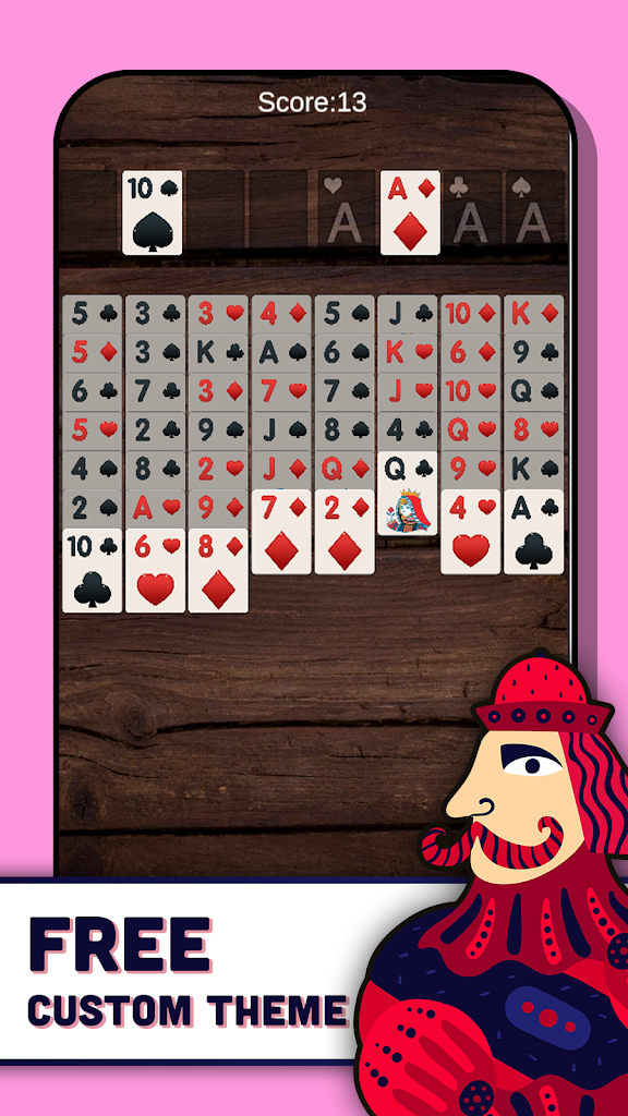 FreeCell Solitaire - Card Schermafbeelding 0