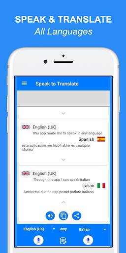 Speak & Translate All Language Screenshot 0