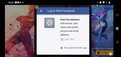 Free Fire Advance Captura de tela 2