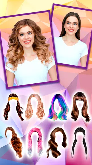 Woman Hairstyle Photo Editor Screenshot 2