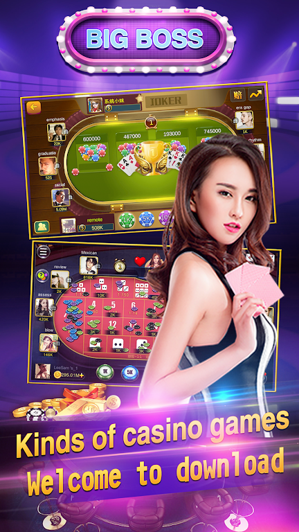 Big Boss Online-free poker app(baccarat,blackjack) स्क्रीनशॉट 2