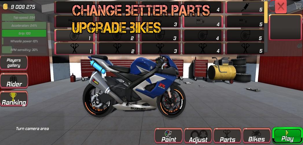 Drag Bikes 3 Zrzut ekranu 1