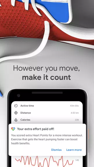 Google Fit: Reg. de actividad Captura de pantalla 2