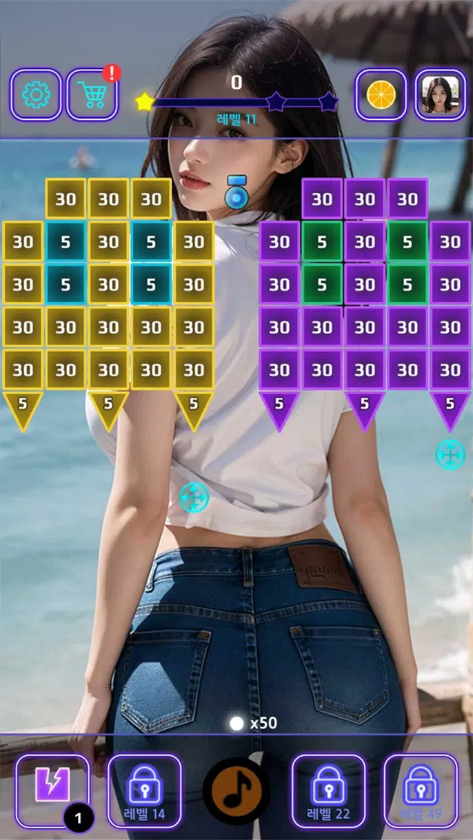 Brick Breaker - AI Girls Schermafbeelding 3