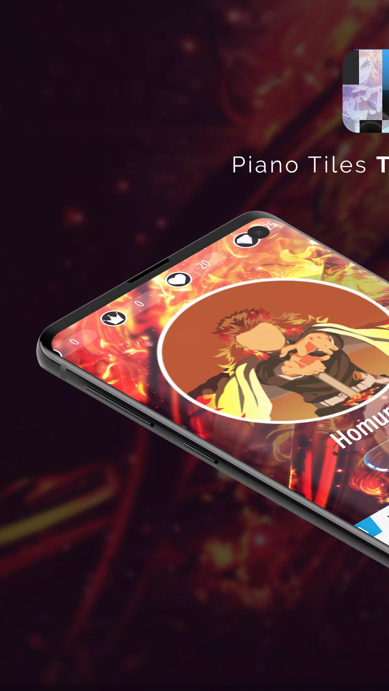 Piano Anime Oni Slayer Captura de tela 0