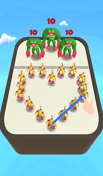 Merge Monster: Frog Evolution Mod ภาพหน้าจอ 0
