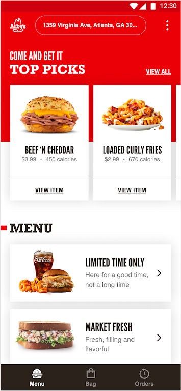 Arby's Fast Food Sandwiches應用截圖第0張
