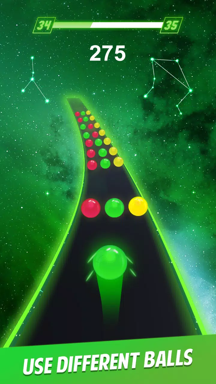 Dancing Ball Color Rush Game應用截圖第1張