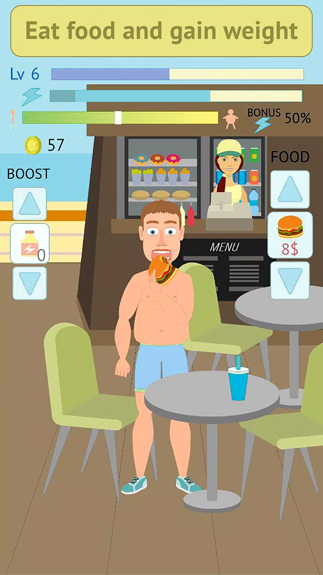 Eat and Run Clicker ภาพหน้าจอ 0