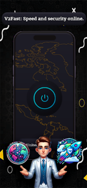 V2Fast VPN V2Ray: Fast Safe應用截圖第0張