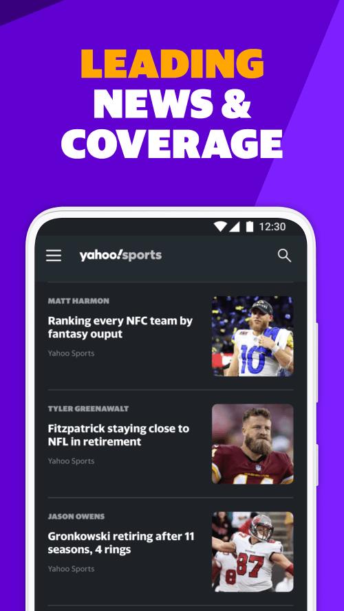 Yahoo Sport Capture d'écran 2