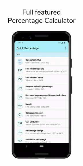 Quick Percentage Calculator スクリーンショット 0