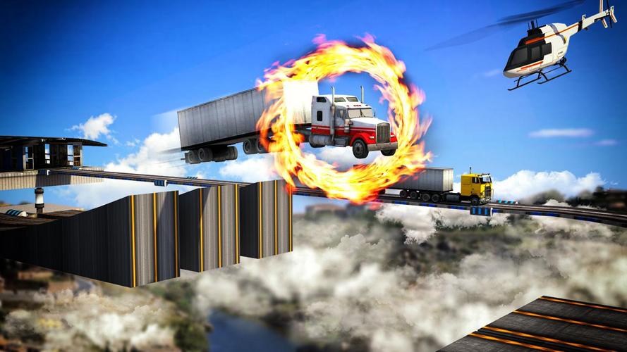 Impossible 18 Wheeler Truck Dr應用截圖第2張