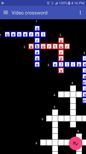 Video Crossword Tangkapan skrin 1
