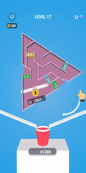 Multi Maze 3D : Spin & Collect Captura de pantalla 1