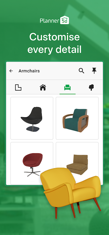 Planner 5D – Design Your Home Mod Ảnh chụp màn hình 3