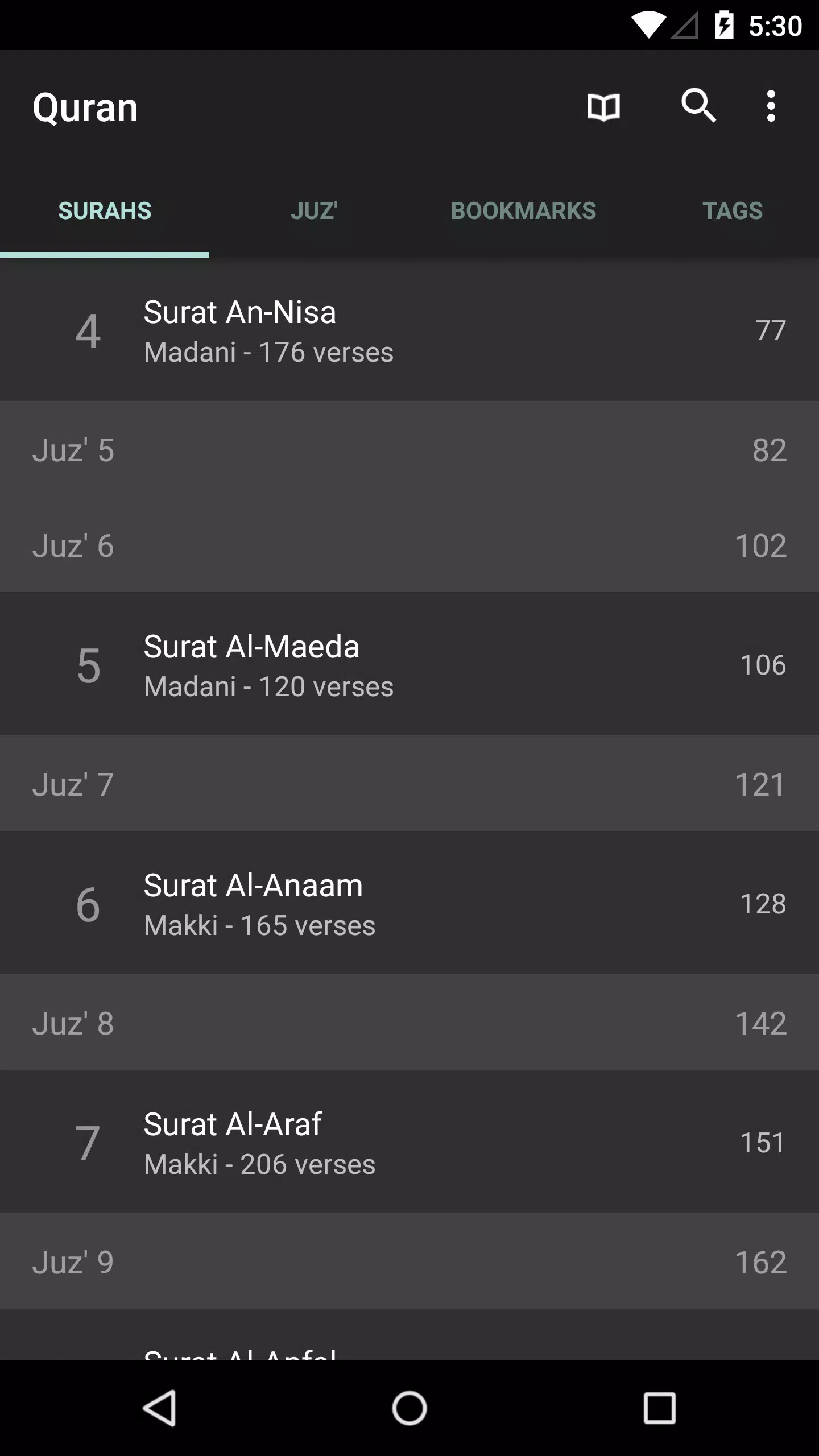 Quran für Android Screenshot 0