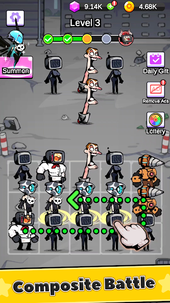 Battle Warriors: Strategy Game Mod應用截圖第0張