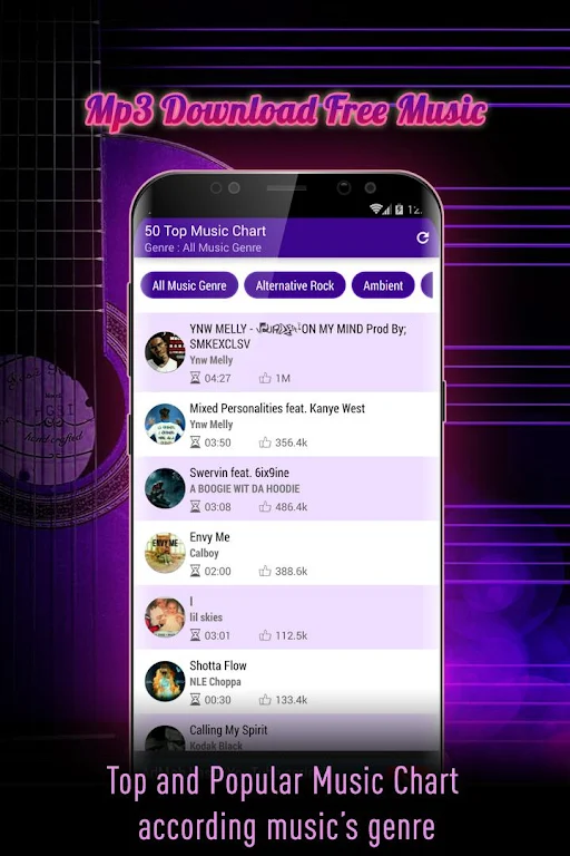 Juice Mp3 - Free Music Download Ảnh chụp màn hình 1