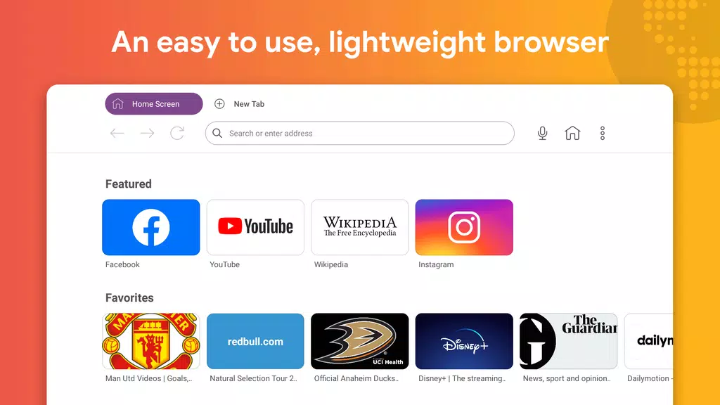 Internet Browser for Sony TV স্ক্রিনশট 0