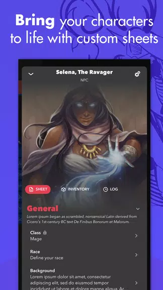 mRPG - Chat app to play RPGs 스크린샷 2