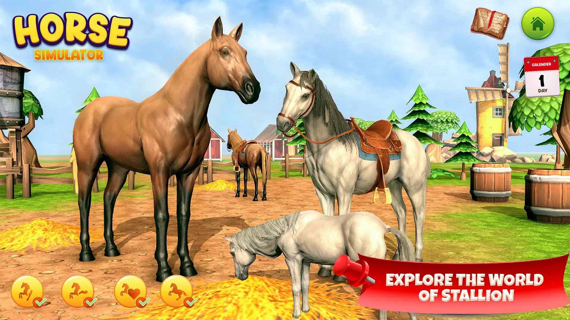 Horse Simulator Family Game 3D Screenshot 3