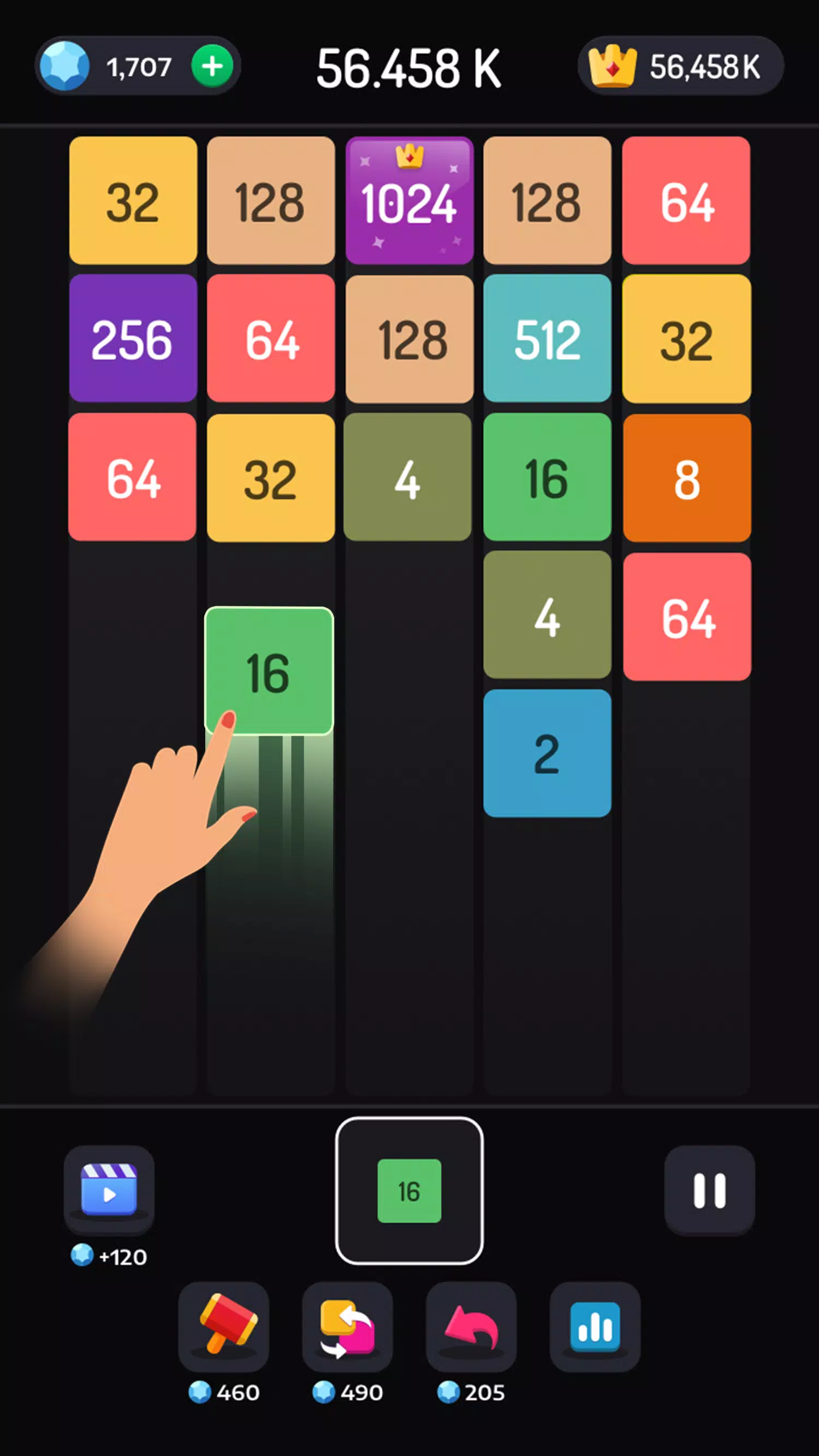 2048 Merge Games - M2 Blocks應用截圖第0張