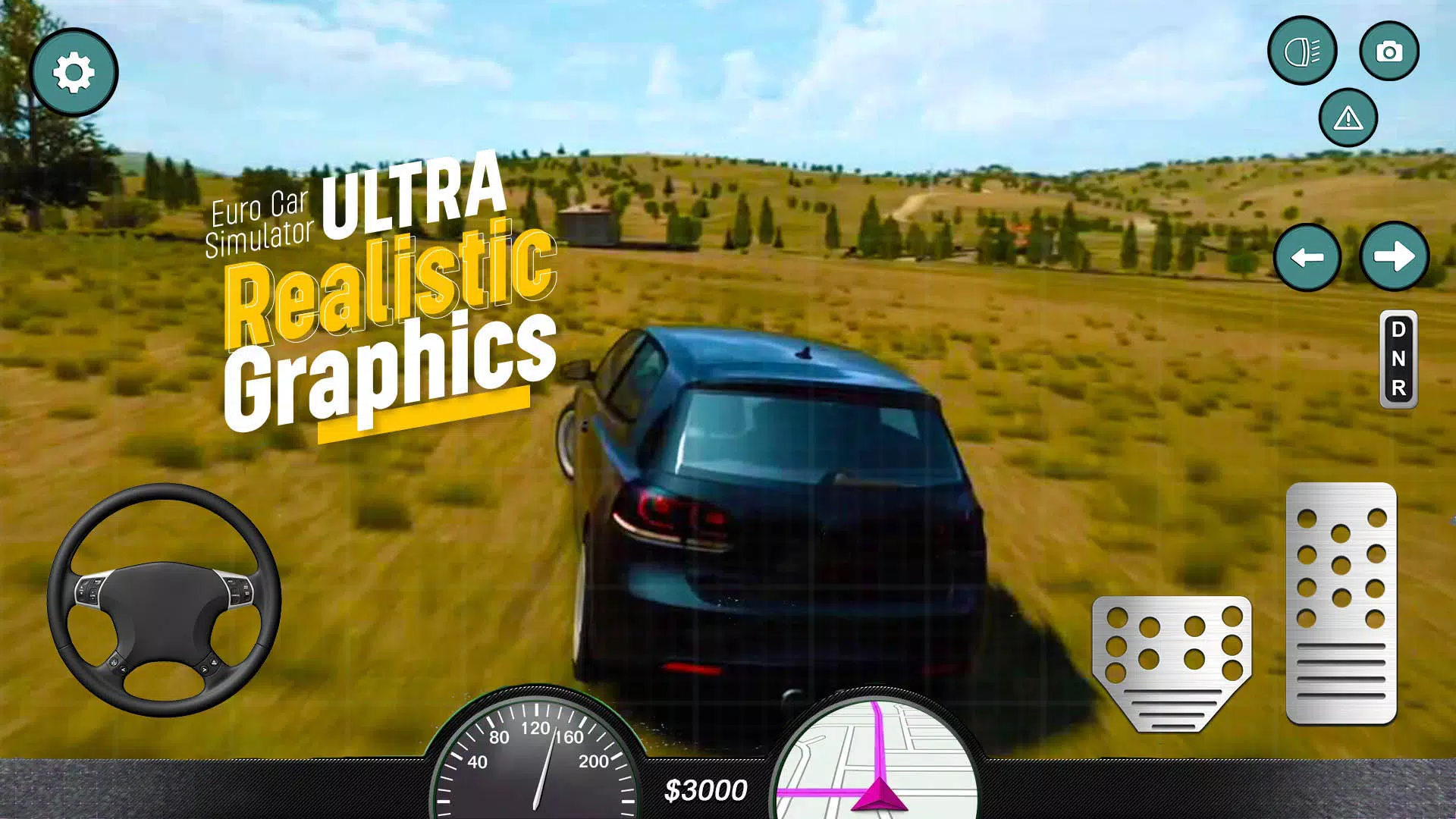 Euro Car Simulator Driving 2 스크린샷 2