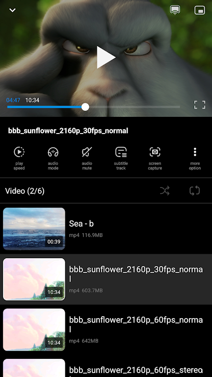 ビデオプレーヤー HD - FX Player スクリーンショット 1