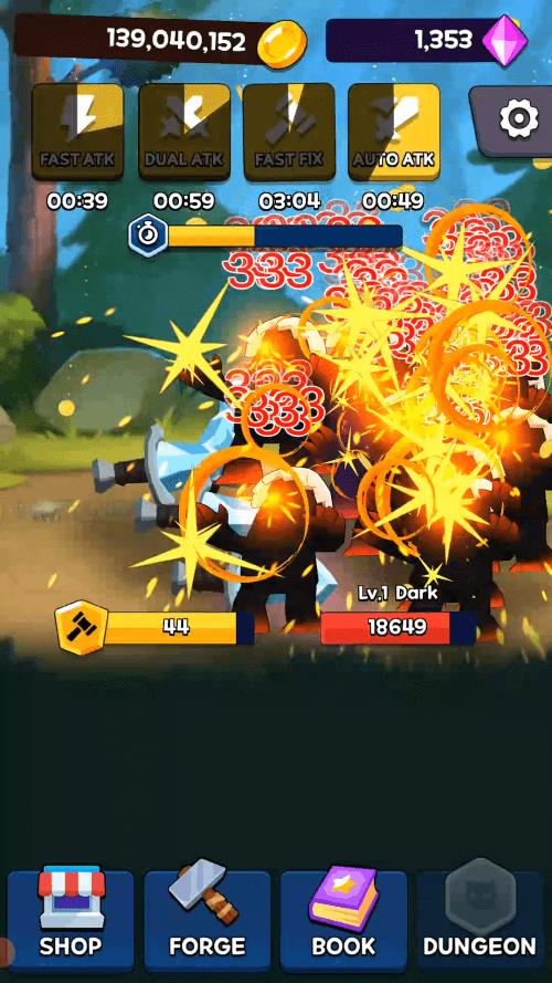 Sword Clicker Schermafbeelding 3