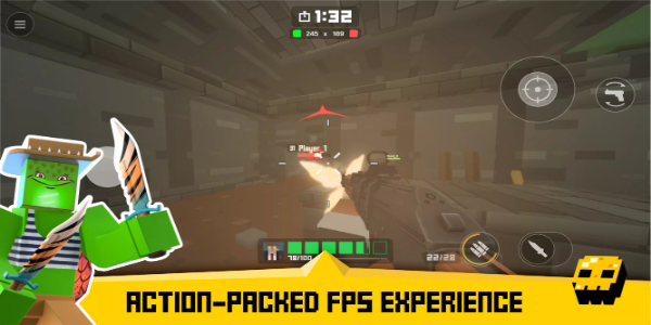Krunker FRVR Captura de tela 1