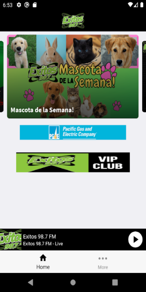 Exitos 98.7 Скриншот 1
