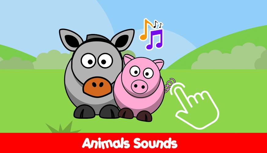 Infant piano with farm animals應用截圖第3張