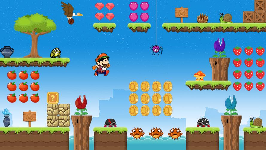 Super Nob Run:Adventure Jungle Ekran Görüntüsü 0