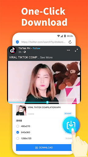 Tube Video Downloader & VPN स्क्रीनशॉट 0