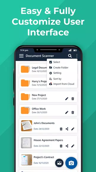 Document Scanner - PDF Scanner Tangkapan skrin 2