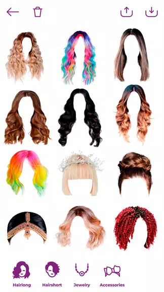 Woman Hairstyle Photo Editor Screenshot 0
