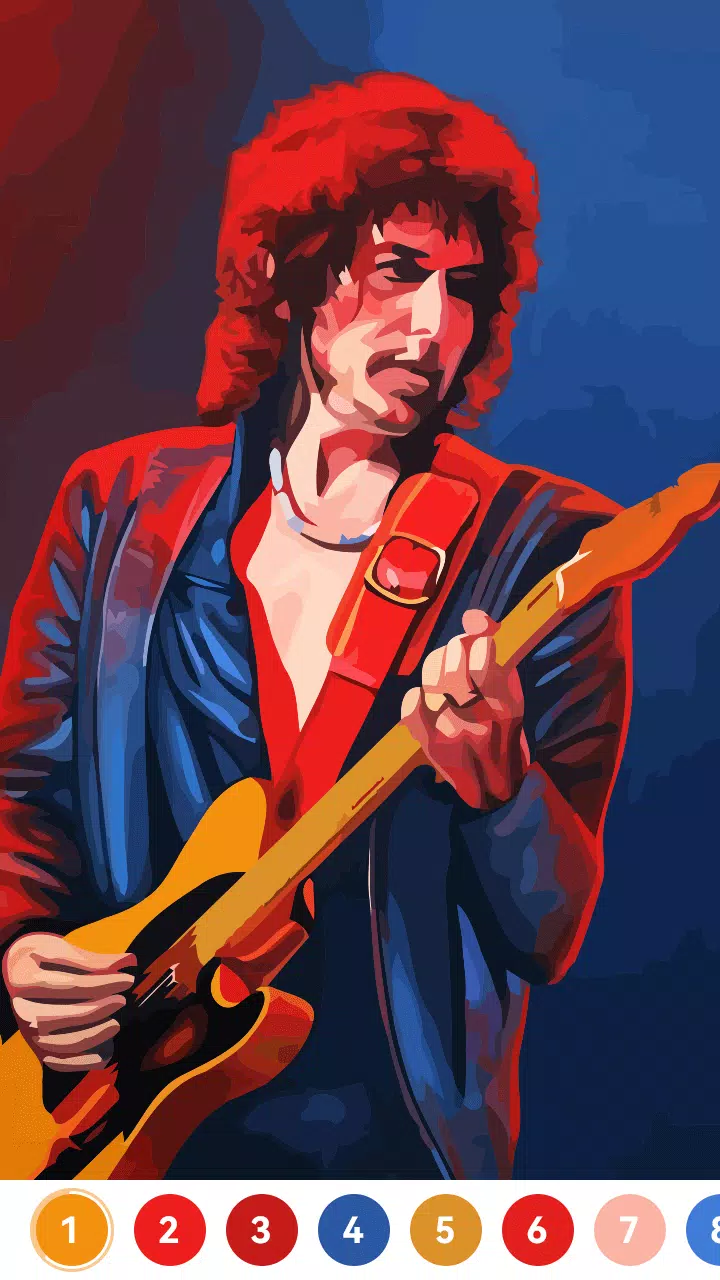 Celebrity Paint by Number Game Captura de tela 2