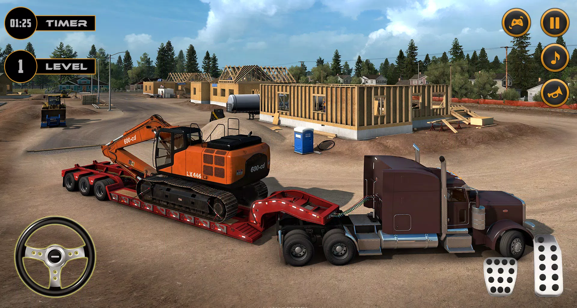 Real Excavator Simulator Games Captura de tela 1
