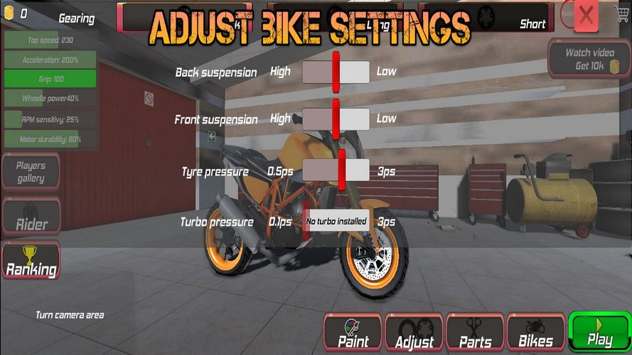Drag Bikes 3 Zrzut ekranu 2