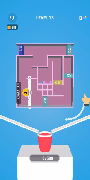 Multi Maze 3D : Spin & Collect Captura de pantalla 2