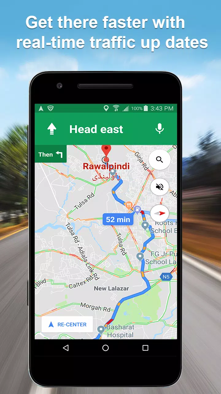Maps GPS Navigation Route Directions Location Live ภาพหน้าจอ 1