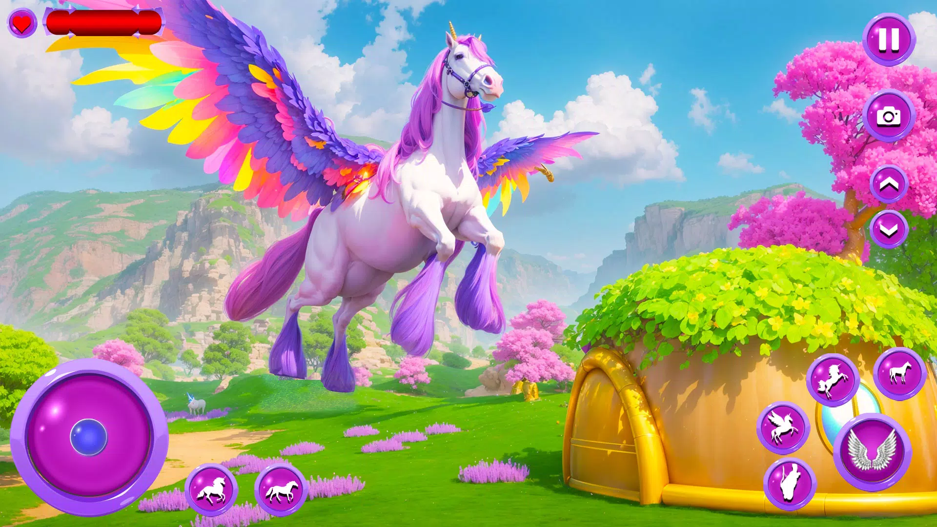 My Unicorn Flying Horse Care Tangkapan skrin 0