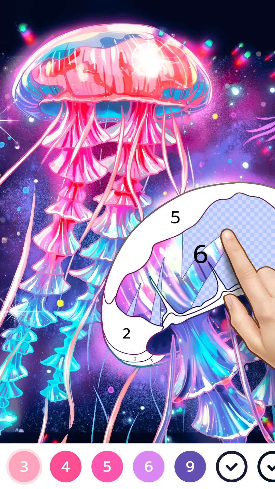 Colorswipes® - Color by Number Captura de tela 1