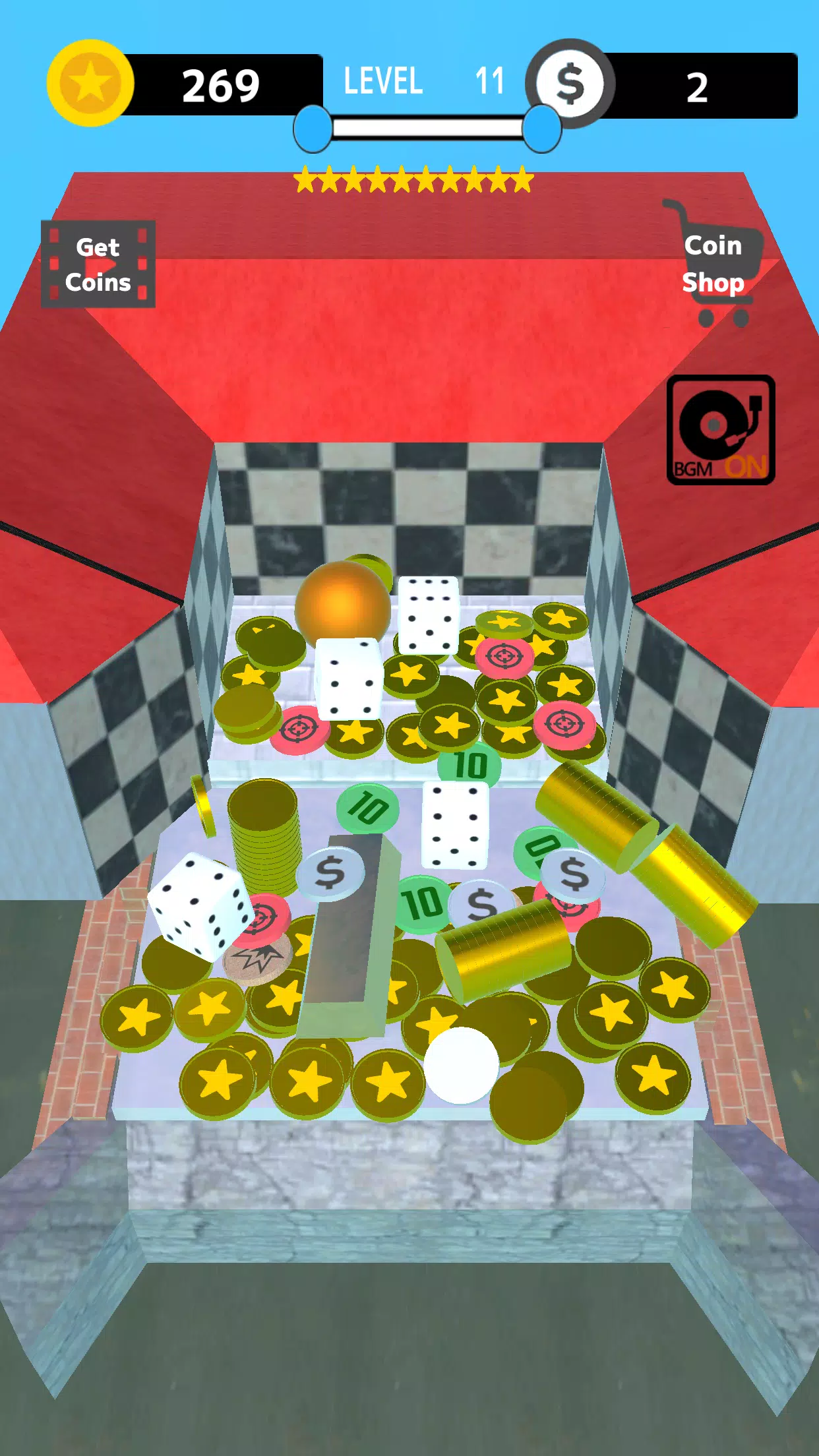 Simple Coin Pusher Tangkapan skrin 0