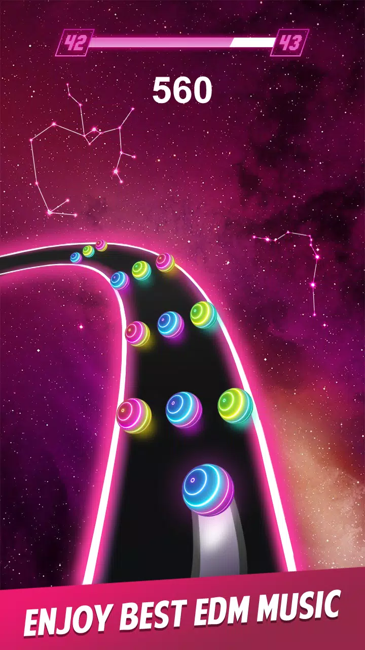 Dancing Ball Color Rush Game應用截圖第2張