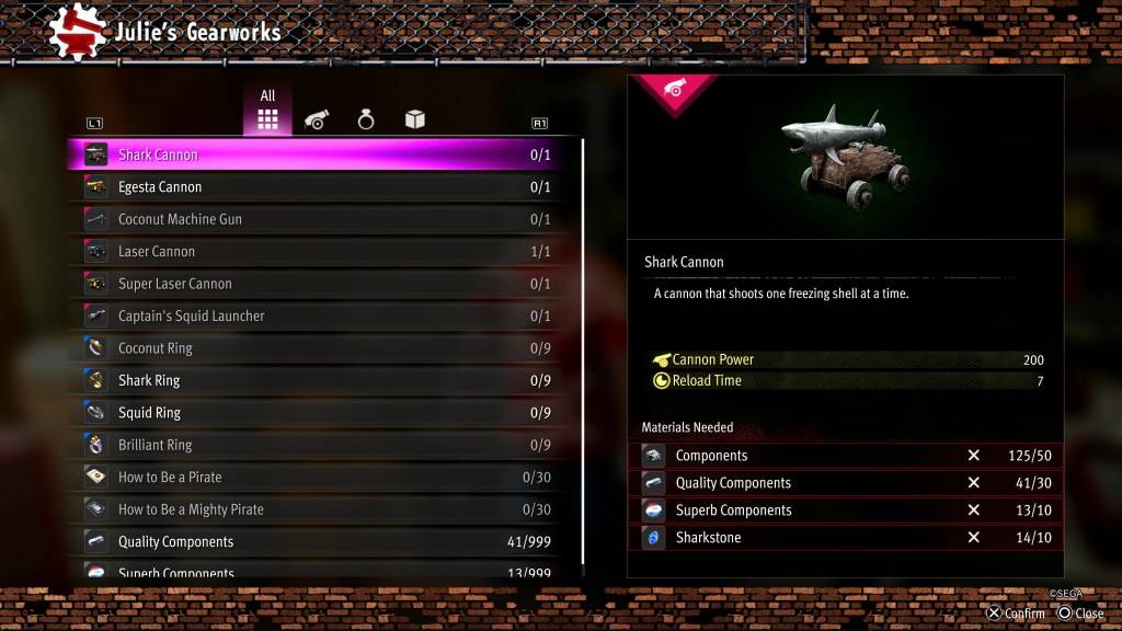 像龍一樣的鯊魚大砲升級:夏威夷海盜Yakuza