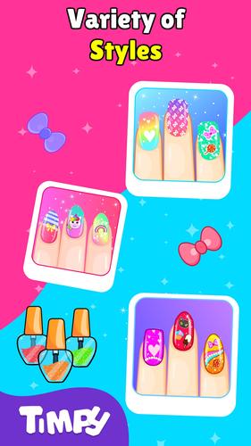 Nail Salon Games Acrylic Nails Schermafbeelding 2